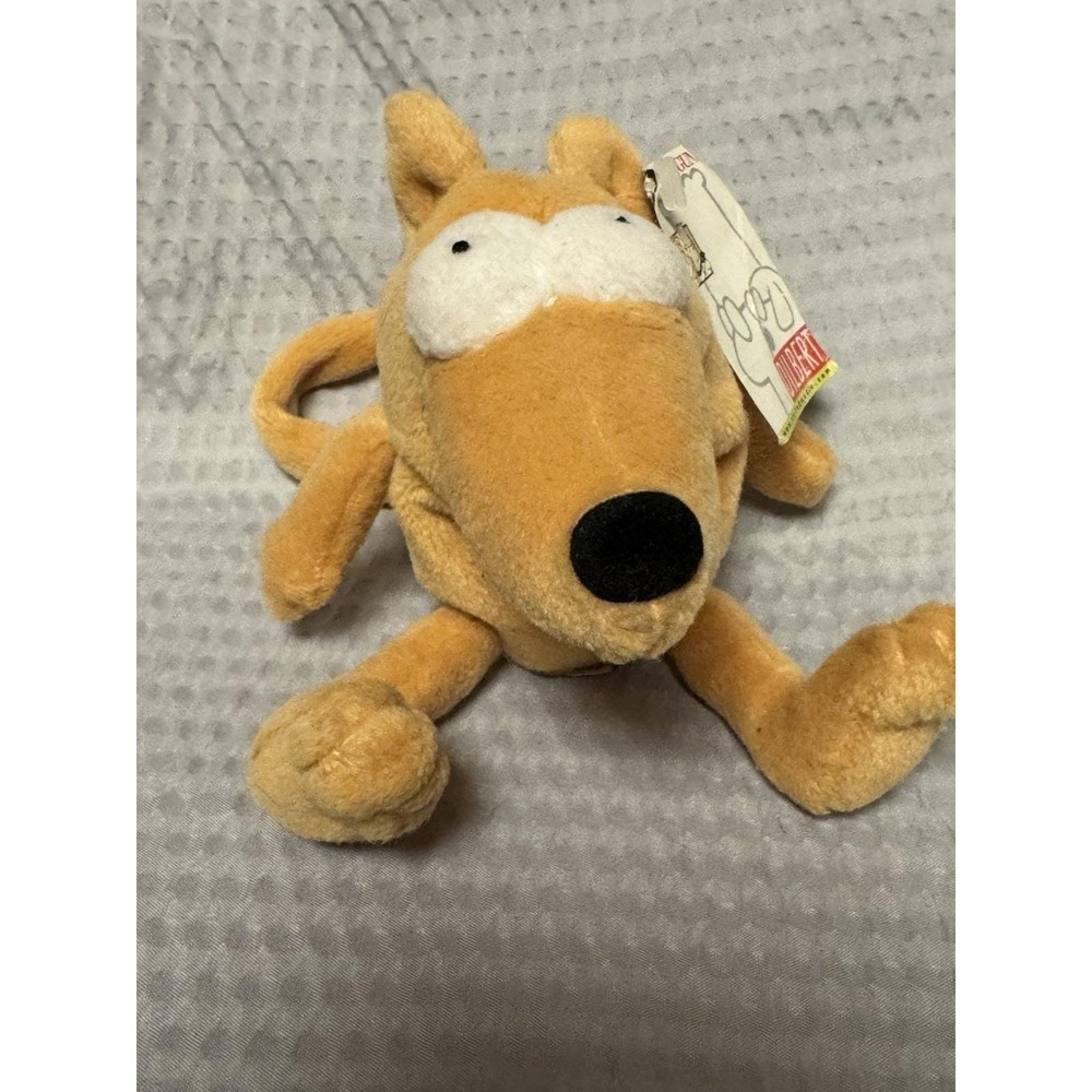 Dilbert Ratbert Vintage Gund Plush Stuffed Toy Beanbag Long Tail Comic Character